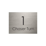 316 Marine Grade Brushed Stainless Steel Address Plate 290 x 220 - Laser Etched