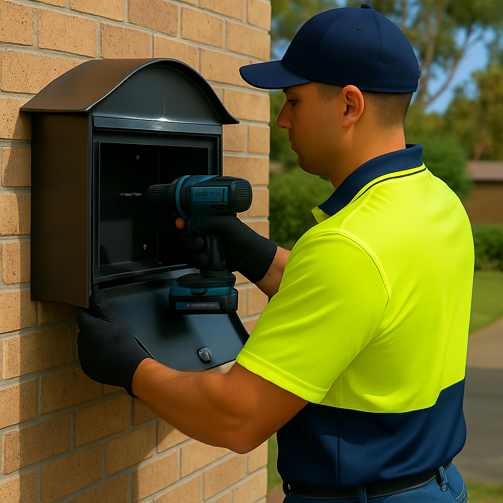 Installation Wall &amp; Fence Mounted Letterbox