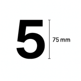 Custom 75mm Vinyl House Number