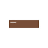 Corten Powder-Coated Aluminium Letterbox Faceplate 1200 x 300 - 240 Slot LHS