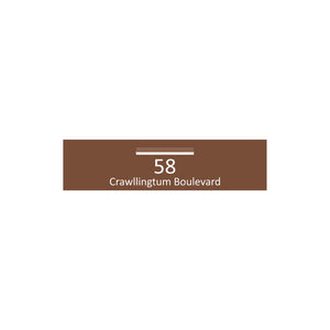 Corten Powder-Coated Aluminium Letterbox Faceplate 1200 x 300 - 340 Central Slot