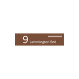 Corten Powder-Coated Aluminium Letterbox Faceplate 1200 x 300 - 340 Slot