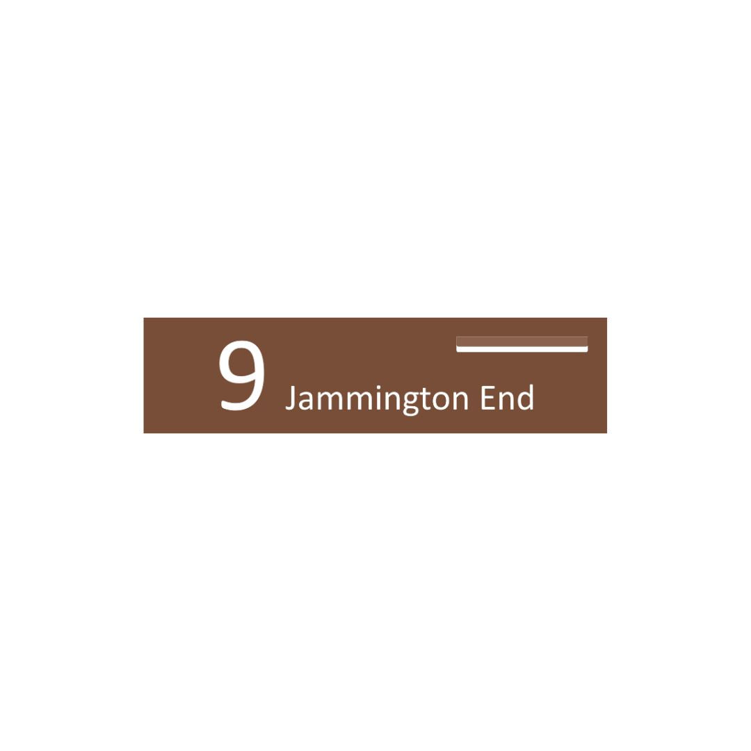 Corten Powder-Coated Aluminium Letterbox Faceplate 1200 x 300 - 340 Slot
