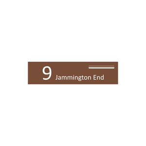 Corten Powder-Coated Aluminium Letterbox Faceplate 1200 x 300 - 340 Slot