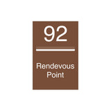 Corten Powder-Coated Aluminium Letterbox Faceplate 400 x 600