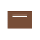 Corten Powder-Coated Aluminium Letterbox Faceplate 400 x 280 - 240 Slot