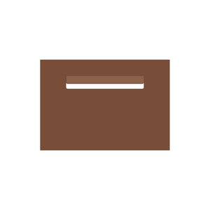 Corten Powder-Coated Aluminium Letterbox Faceplate 400 x 280 - 240 Slot