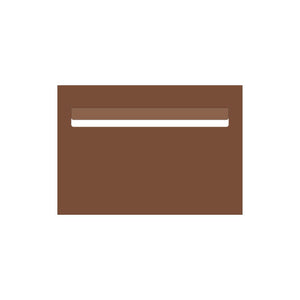 Corten Powder-Coated Aluminium Letterbox Faceplate 400 x 250 - 340 Slot