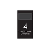Extra Large Custom Address Decal Sticker