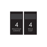 Extra Large Custom Address Decal Sticker