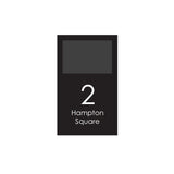 Extra Large Custom Address Decal Sticker
