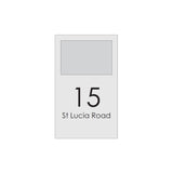 Extra Large Custom Address Decal Sticker