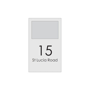 Extra Large Custom Address Decal Sticker