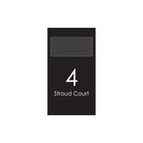 Extra Large Custom Address Decal Sticker