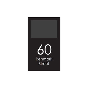 Extra Large Custom Address Decal Sticker