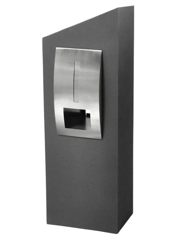 Milkcan Monaco Pier Letterbox - Grey