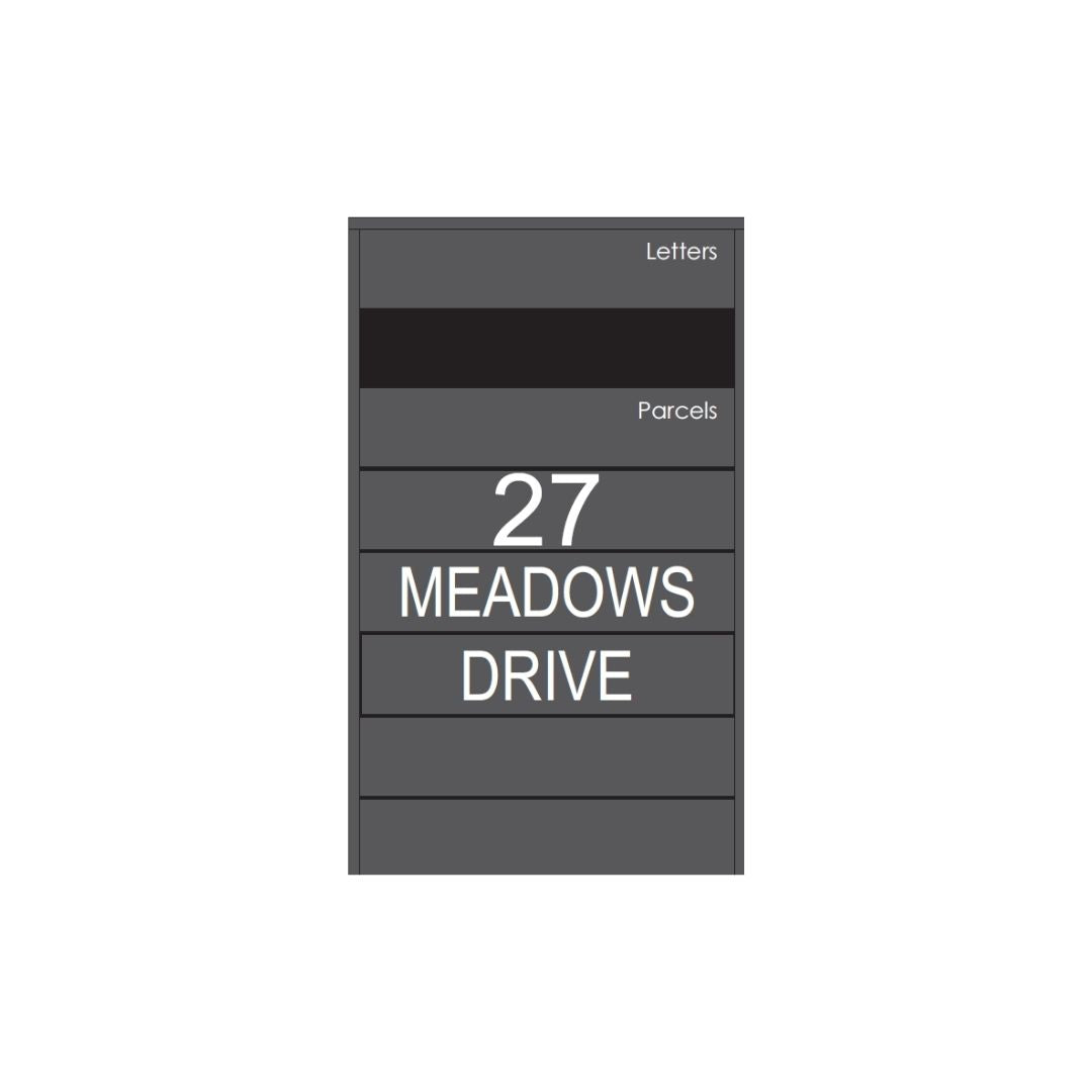 Hamilton Custom Address Decal Sticker