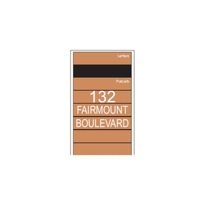 Hamilton Custom Address Decal Sticker