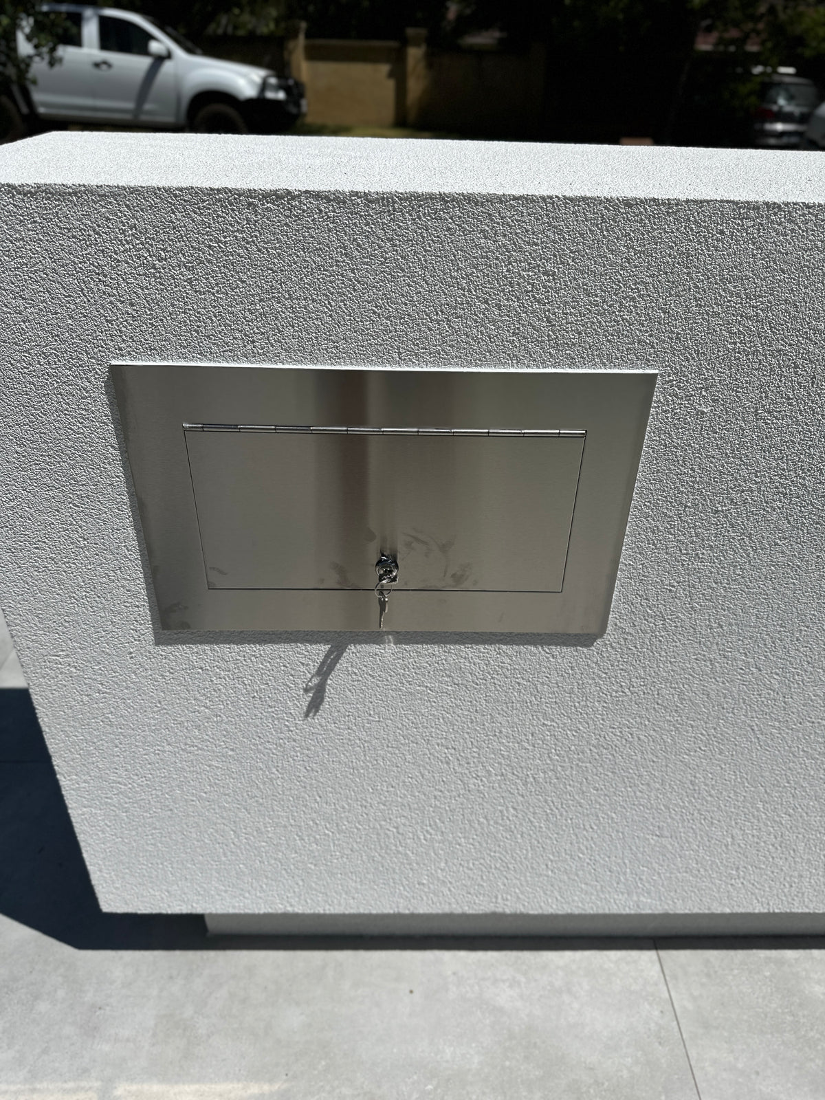 Mail Access Door - Marine Grade Brushed Stainless Steel