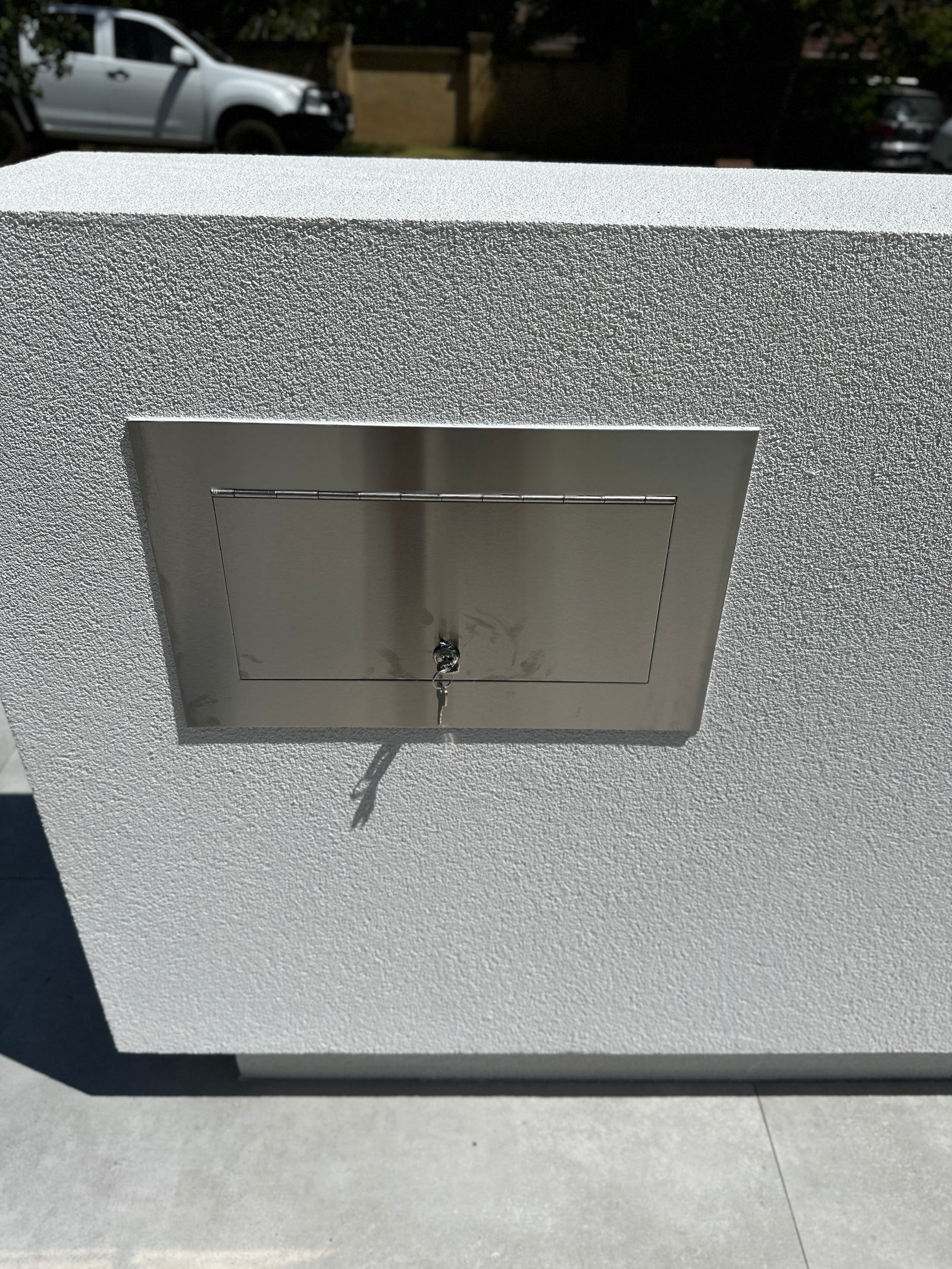 Mail Access Door - Marine Grade Brushed Stainless Steel