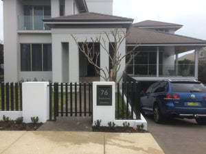Monument Powder-Coated Aluminium Letterbox Faceplate 400 x 600