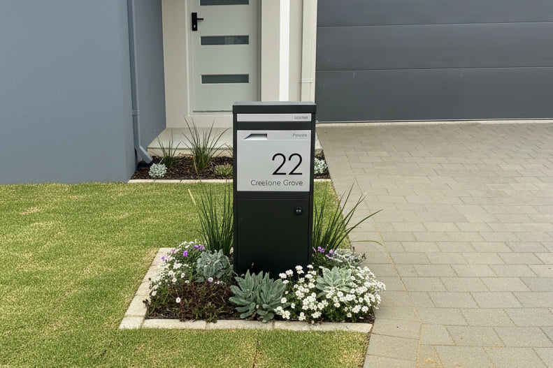 Milkcan Parcel Pal 2 Parcel &amp; Mail Pillar