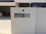 Marine Grade Brushed Stainless Steel Letterbox Faceplate 900 x 250 (Laser Etched) - 340 Slot LHS