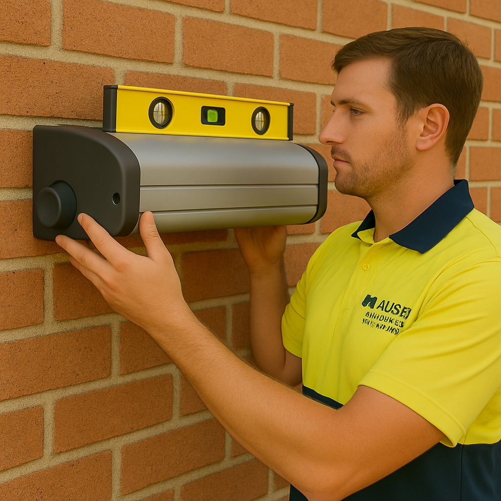 Retracting Clothesline Wall-to-Wall Installation