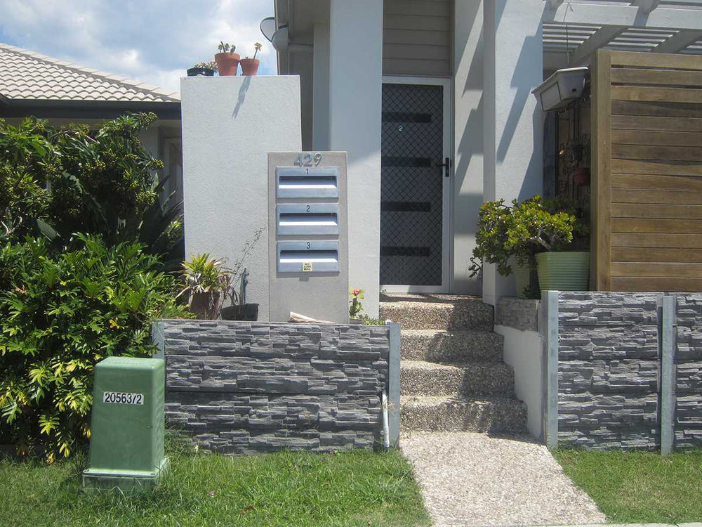 Poly-Tek Key Largo Triplex Letterbox - Aussie Clotheslines & Letterboxes
