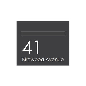 Large Custom Address Decal Sticker