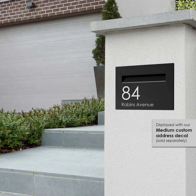 Milkcan Chelsea Rear-Opening Brick Letterbox - Aussie Clotheslines ...