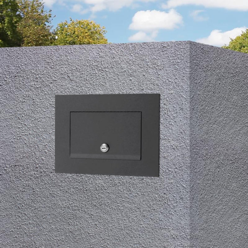 Milkcan Chelsea Rear-Opening Brick Letterbox