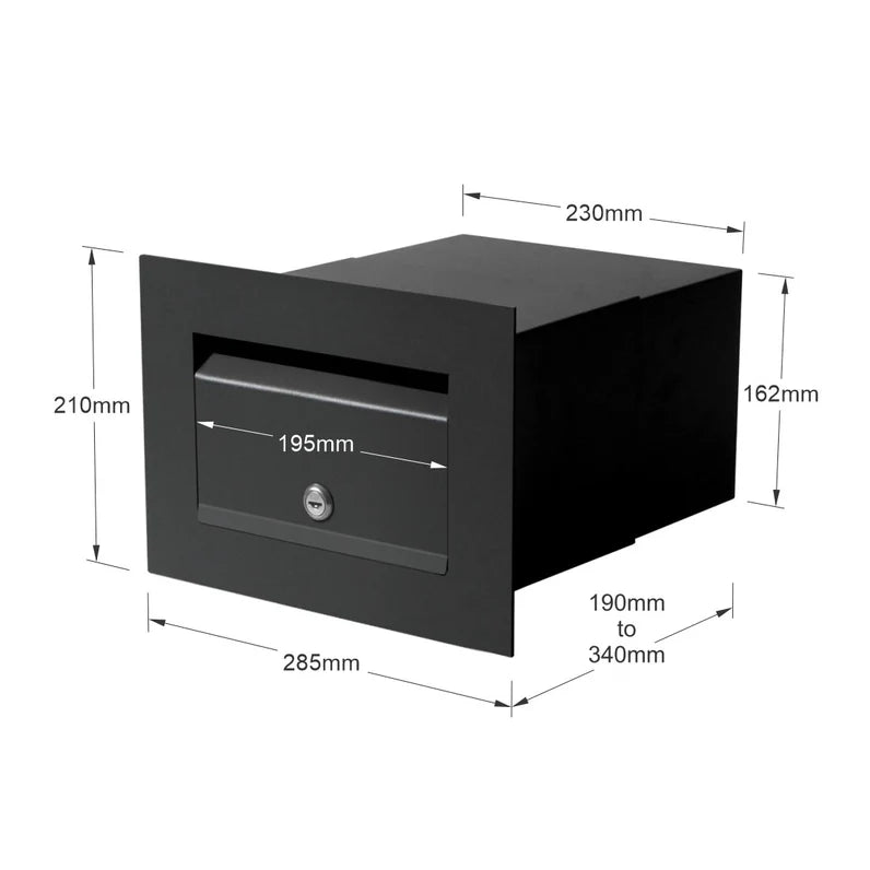Milkcan Chelsea Black Front Open Brick