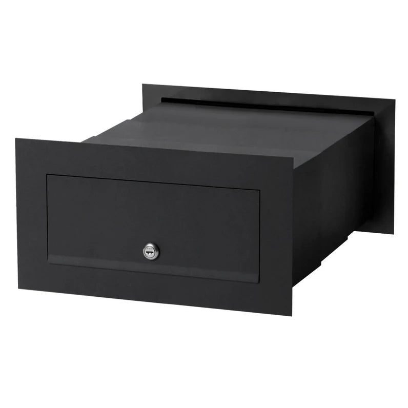 Milkcan Palazzo Black Brick A4 Letterbox