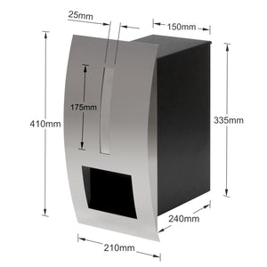 Milkcan Modena Stainless Steel Fence/Brick
