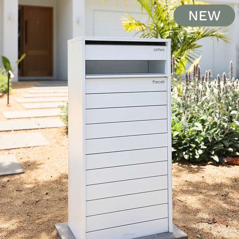 Milkcan Hamilton WIDE Parcel & Mail Pillar