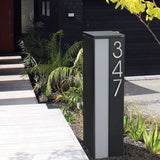 Stick on Slim Numbers – 120mm Stainless Steel