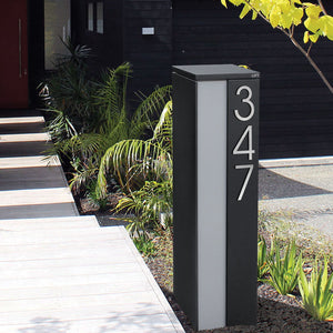 Stick on Slim Numbers – 120mm Stainless Steel