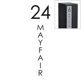 Vertical Custom Address Decal Sticker