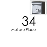 Large Custom Address Decal Sticker