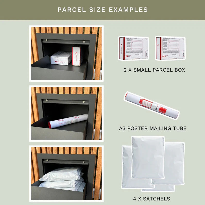 Milkcan LARGE Zurich Parcel & Mail Fence / Brick