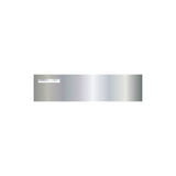 Marine Grade Mirror Polished Stainless Steel Letterbox Faceplate 1200 x 300 (Laser Etched) - 240 Slot LHS