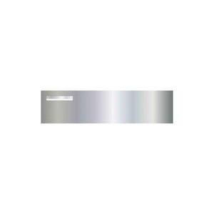 Marine Grade Mirror Polished Stainless Steel Letterbox Faceplate 1200 x 300 (Laser Etched) - 240 Slot LHS
