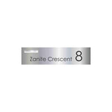 Marine Grade Mirror Polished Stainless Steel Letterbox Faceplate 1200 x 300 (Laser Etched) - 240 Slot LHS