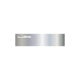 Marine Grade Mirror Polished Stainless Steel Letterbox Faceplate 1200 x 300 (Laser Etched) - 340 Slot LHS