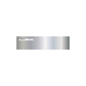 Marine Grade Mirror Polished Stainless Steel Letterbox Faceplate 1200 x 300 (Laser Etched) - 340 Slot LHS
