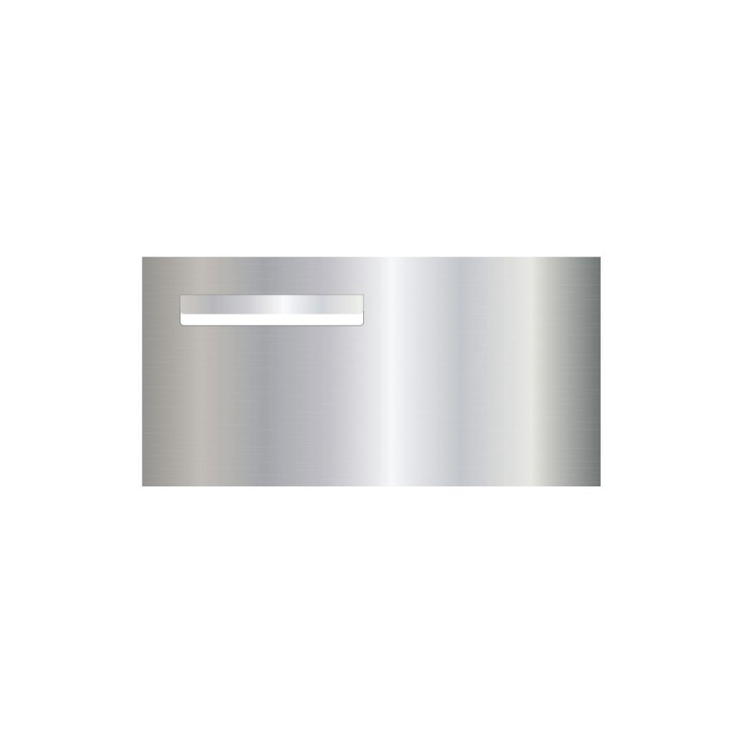 Marine Grade Mirror Polished Stainless Steel Letterbox  600 x 300 (Laser Cut) - 240 Slot LHS
