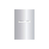 Marine Grade Mirror Polished Stainless Steel Letterbox Faceplate 400 x 600 (Laser Etched) - 240 Slot
