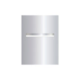 Marine Grade Mirror Polished Stainless Steel Letterbox Faceplate 450 x 600 (Laser Etched) - 340 Slot