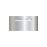 Marine Grade Mirror Polished Stainless Steel Letterbox  600 x 300 (Laser Cut) - 340 Central Slot